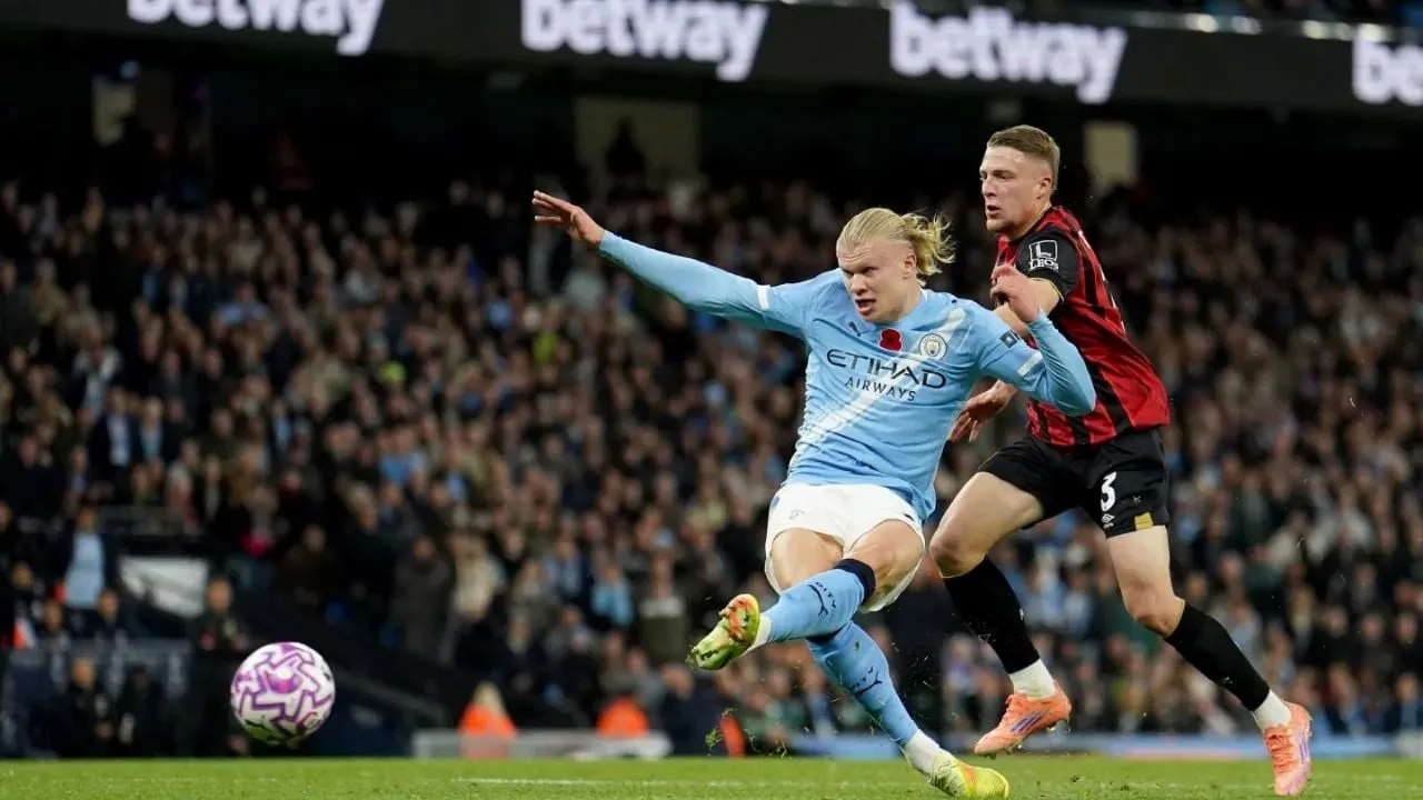 Manchester City gana 3-1 al Bournemouth; Haaland anota doblete