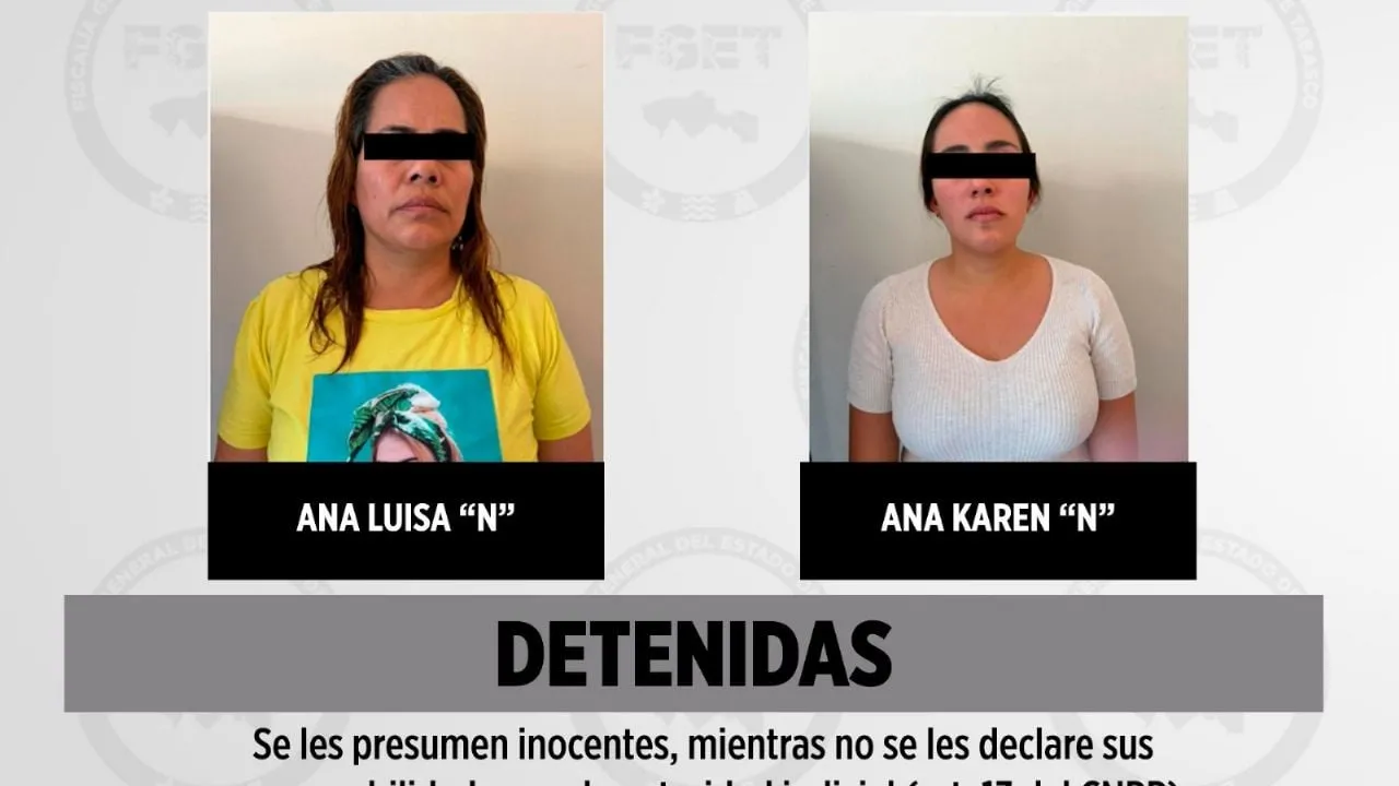 Capturan a dos presuntas integrantes de La Barredora; les aseguran armas, drogas y vehículos
