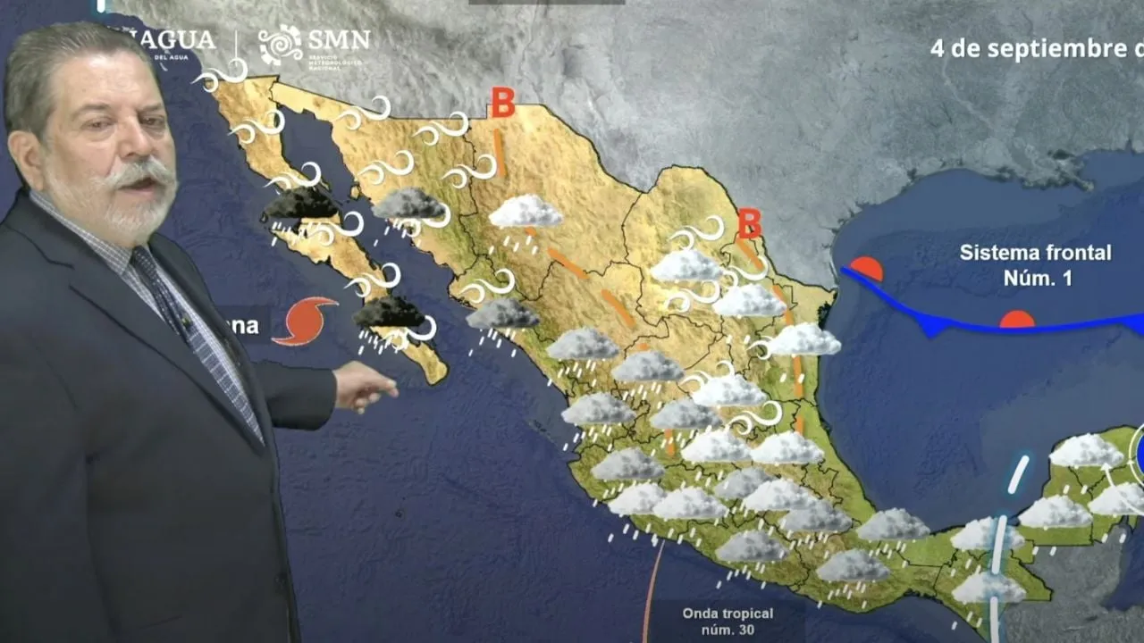 Lluvias torrenciales e intensas azotarán el jueves a estas entidades por el huracán Lorena