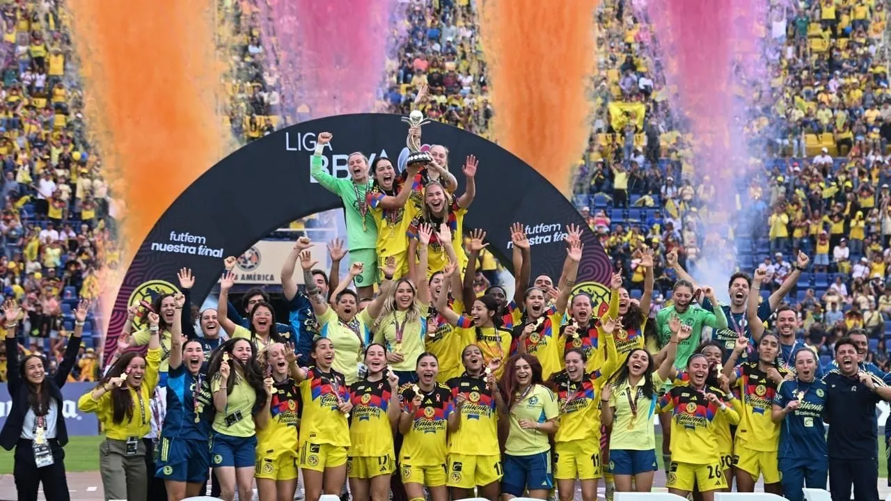 América Femenil conquista su tercer título de liga tras golear a Rayadas