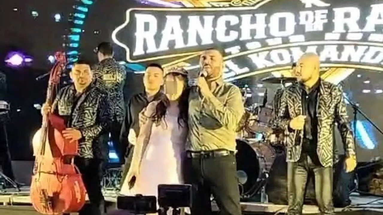 El Komander ameniza los XV años de hija de alcalde morenista en Hidalgo (Video)