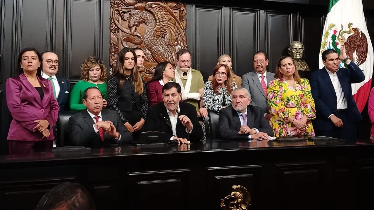 Noroña denunciará a Alito Moreno por agresión y pedirá su desafuero (Videos)