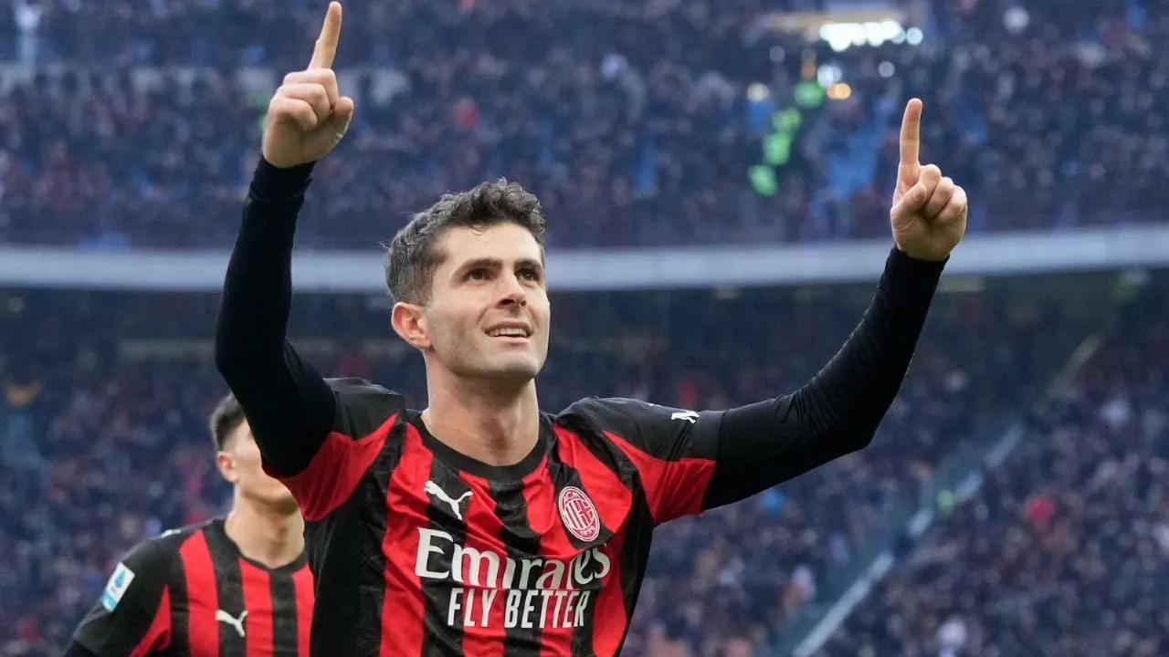 Pulisic cierra 2025 con un gol para el AC Milan