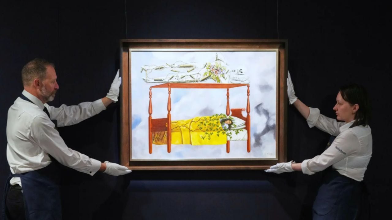 "El sueño" de Frida Kahlo se subasta en 54.7 mdd; la obra más cara de una artista femenina