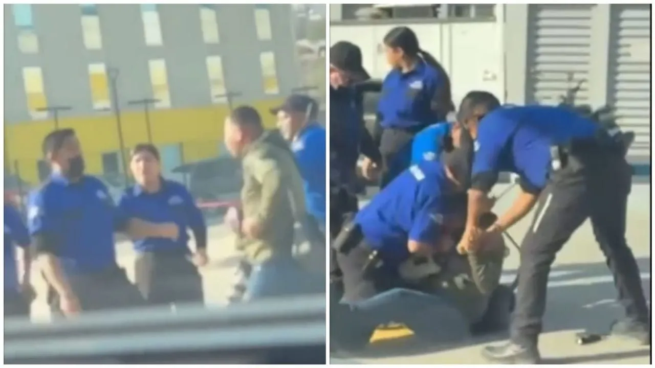 Guardias de seguridad privada agreden a fotoperiodista que cubría doble homicidio en Tijuana (Video)