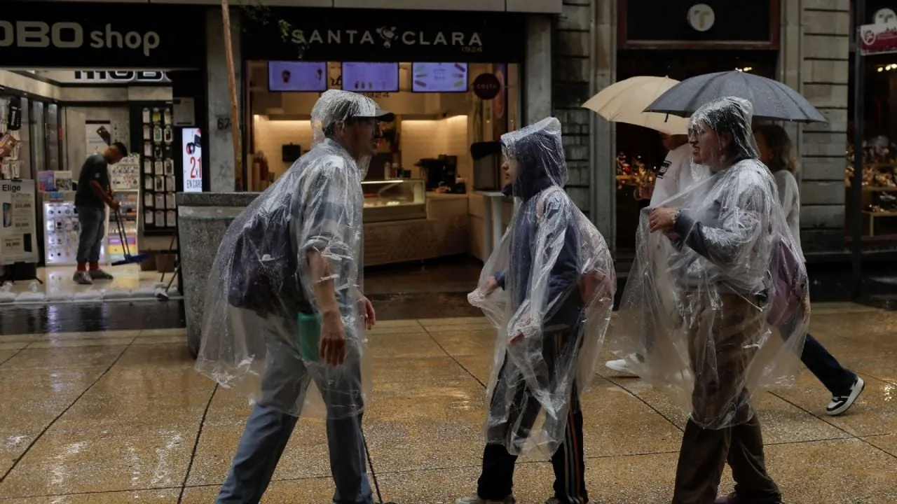 Lluvias puntuales muy fuertes el jueves en 14 entidades