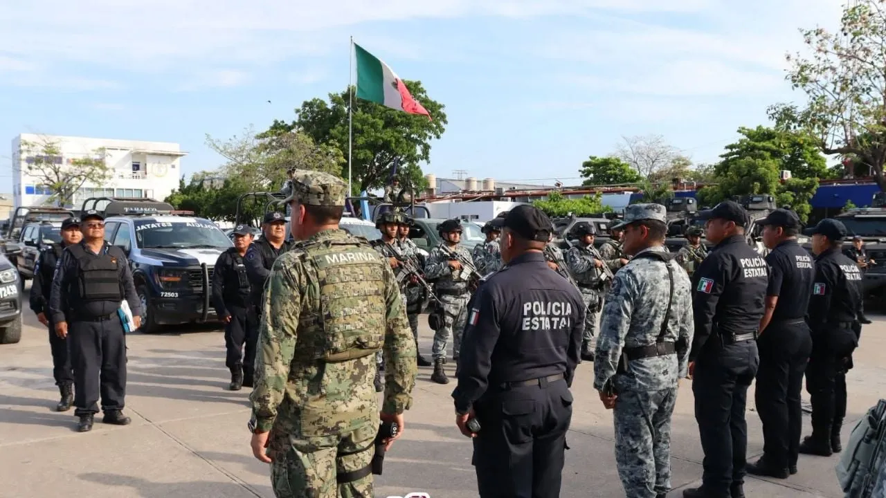 Refuerzan seguridad en Villahermosa con operativo interinstitucional ante alta incidencia criminal