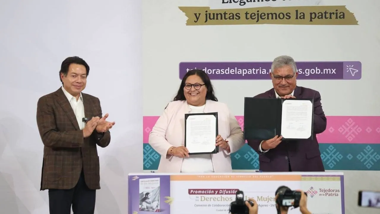 La Secretaría de las Mujeres colaborará con el SNTE para la difundir los derechos de las mujeres