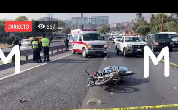 ACCIDENTE EN LA AUTOPISTA MÉXICO-PACHUCA