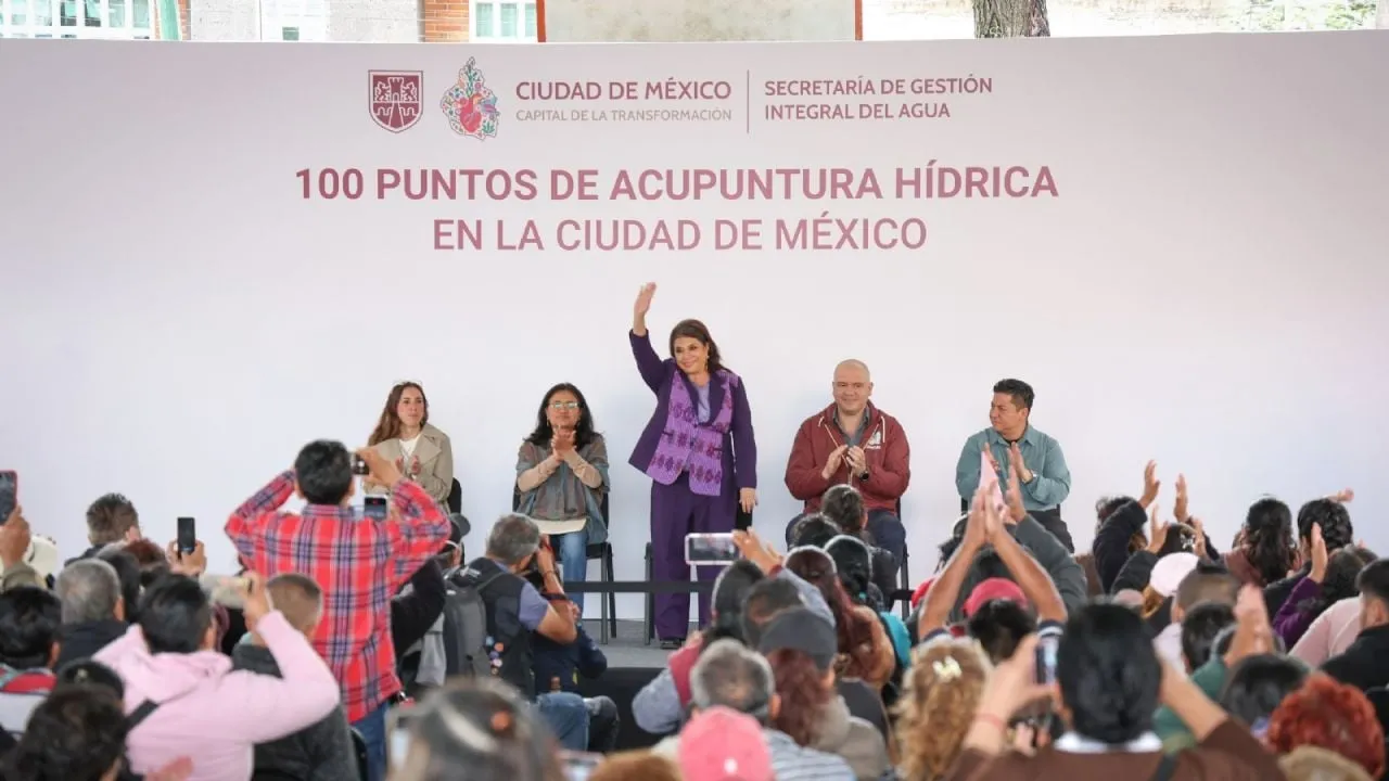 Brugada inaugura Acupuntura Hídrica; busca rehabilitar 100 puntos de inflitración de agua de lluvia