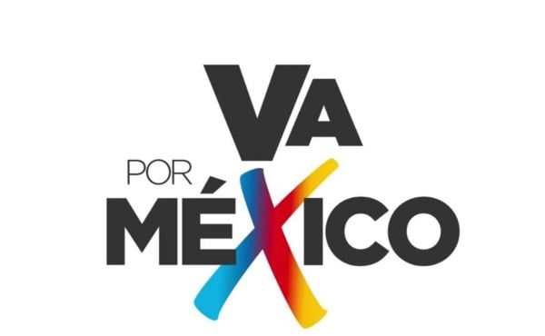 PAN PRI Y PRD anuncian coalición Va por México.